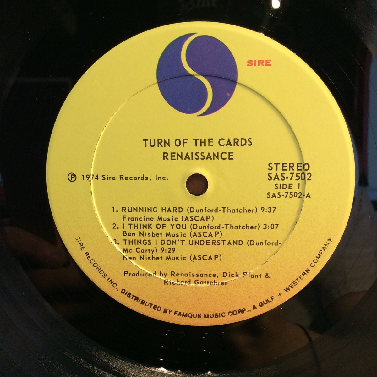Renaissance (4) - Turn Of The Cards (VINYL) | Near Mint- (NM-) Near Mint (NM)-Music History
