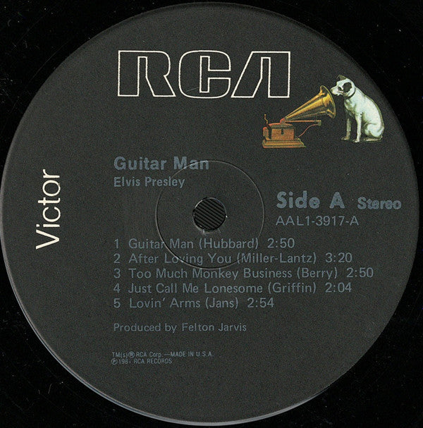 Elvis Presley - Guitar Man *INDIANAPOLIS* | Near Mint (NM) Near Mint (NM)-Music History