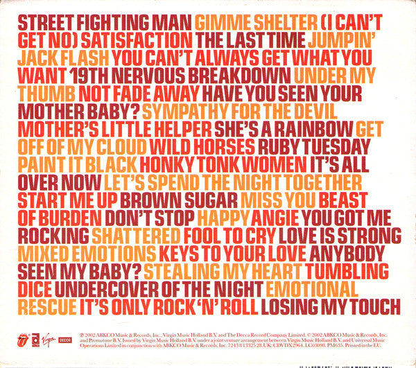The Rolling Stones - Forty Licks (2xCD Rolling Stones Records – 724381337820) | USED Near Mint (NM or M-) Near Mint (NM)-Music History