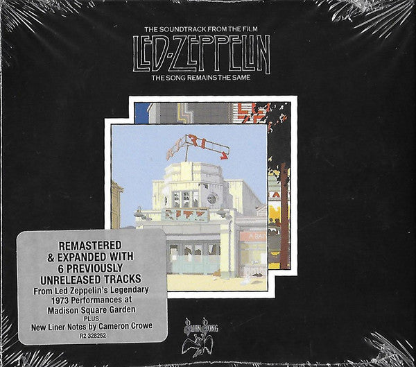 Led Zeppelin - The Soundtrack From The Film "The Song Remains The Same" (2xCD Swan Song ‎– R2 328252) | USED Near Mint (NM or M-) Excellent (EX)-Music History
