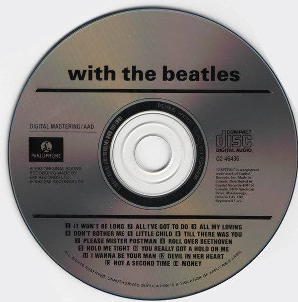 The Beatles - With The Beatles (CD CANADA) | Near Mint (NM) Excellent (EX)-Music History