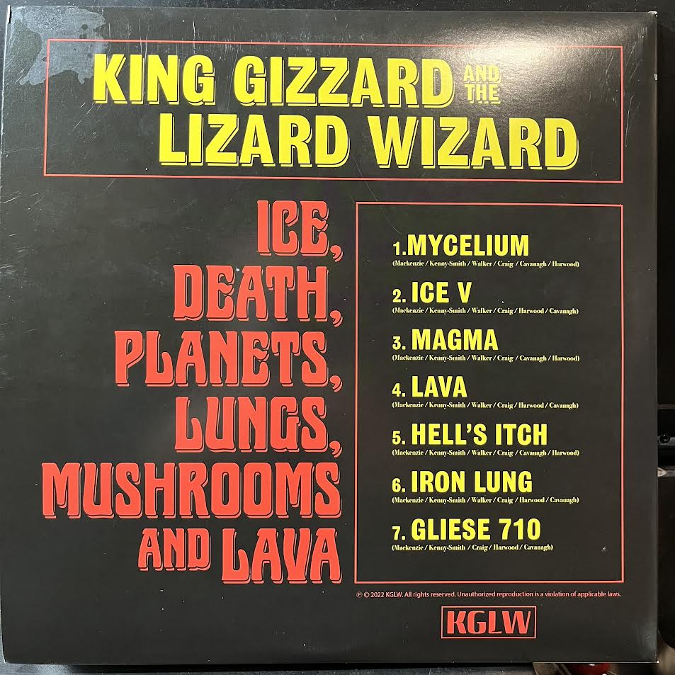 King Gizzard And The Lizard Wizard - Ice, Death, Planets, Lungs, Mushrooms And Lava (2xVINYL) | Near Mint (NM) Very Good Plus Plus (VG++)-Music History