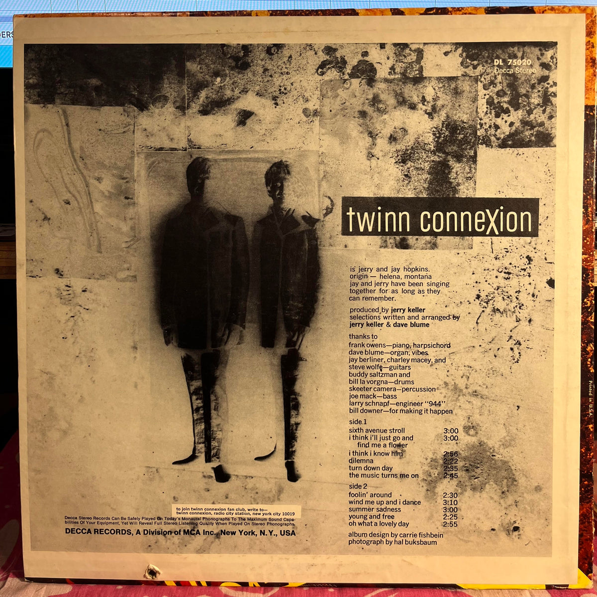 Twinn Connexion - Twinn Connexion *STEREO* | Near Mint (NM) Excellent (EX)-Music History