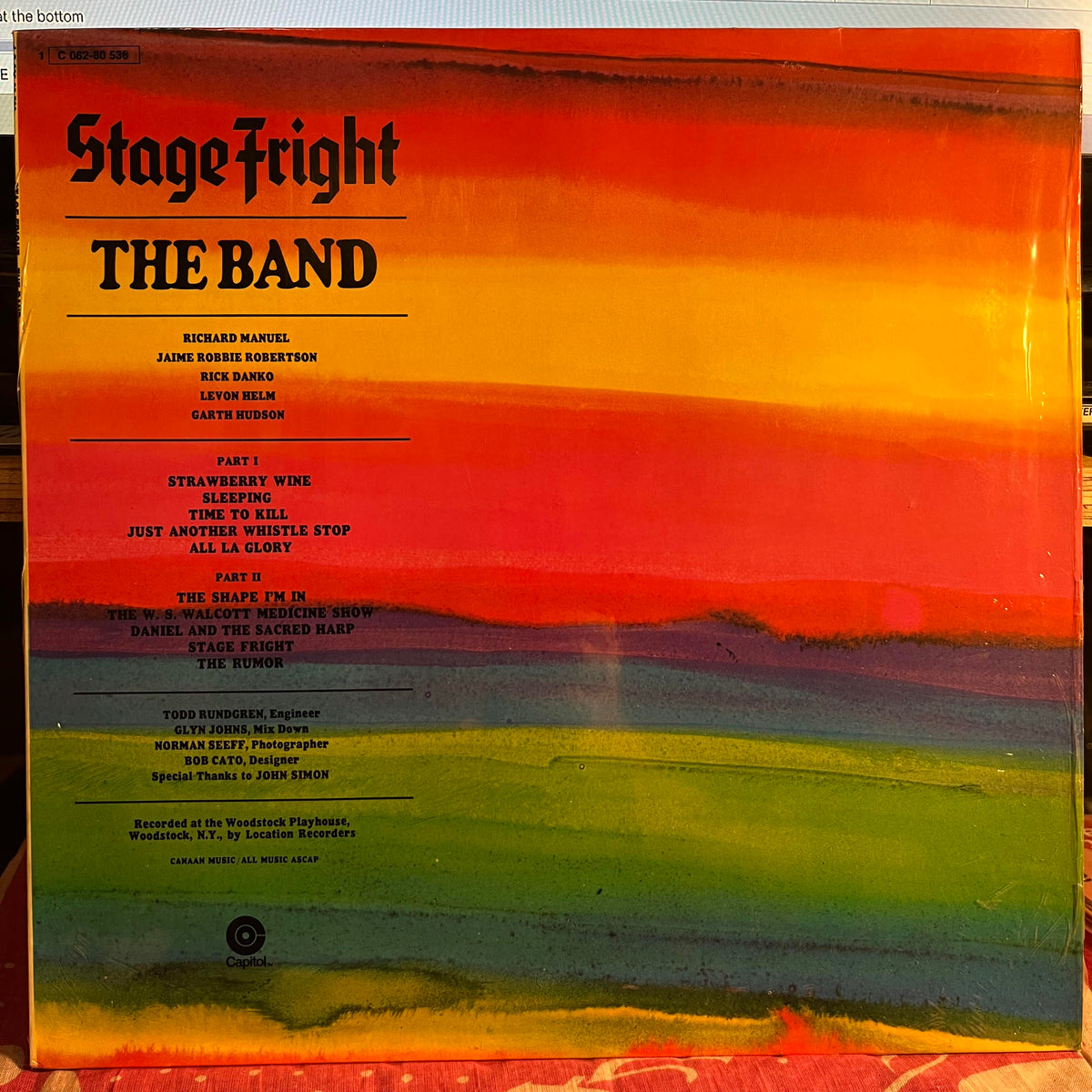 The Band - Stage Fright *GERMANY/SHRINK* | Near Mint (NM) Near Mint (NM)-Music History