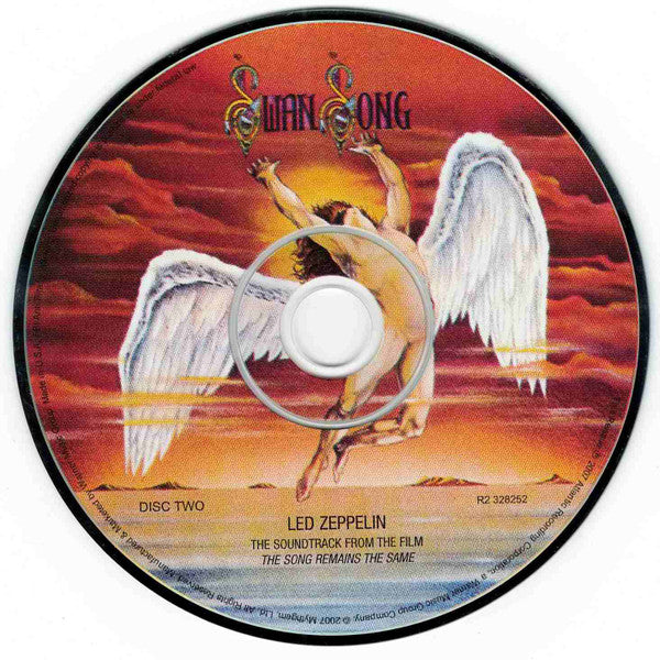 Led Zeppelin - The Soundtrack From The Film "The Song Remains The Same" (2xCD Swan Song ‎– R2 328252) | USED Near Mint (NM or M-) Excellent (EX)-Music History