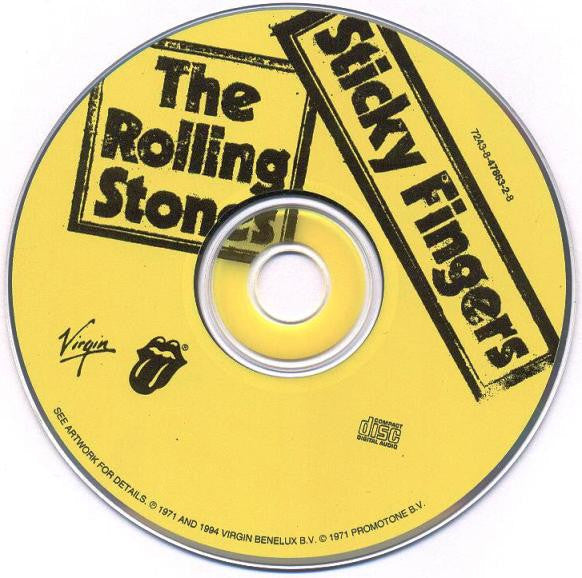The Rolling Stones - Sticky Fingers (CD) | Near Mint (NM or M-) Near Mint (NM)-Music History