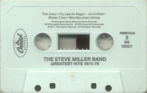 Steve Miller Band - Greatest Hits 1974-78 *CASSETTE* | Near Mint (NM) Near Mint (NM)-Music History