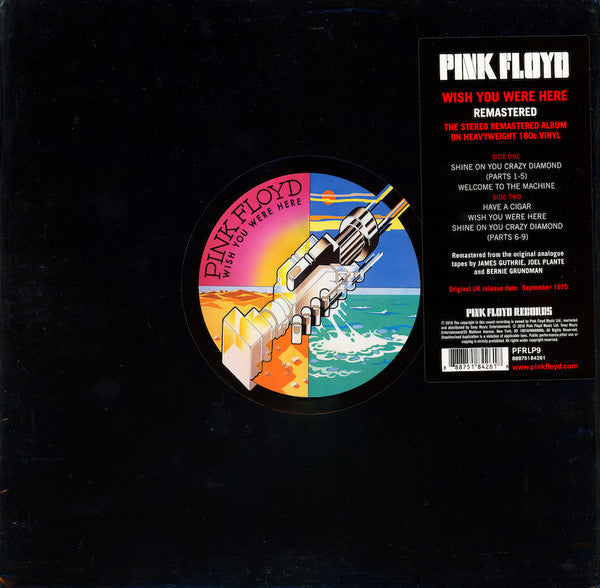 Pink Floyd - Wish You Were Here (180G VINYL LP PINK FLOYD 88875184261 2016) | USED Near Mint (NM or M-) Near Mint (NM)-Music History