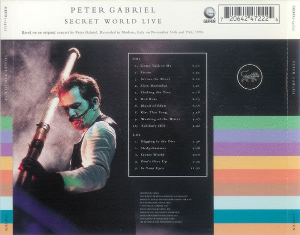 Peter Gabriel - Secret World Live (2xCD) | Near Mint (NM or M-) Near Mint (NM)-Music History