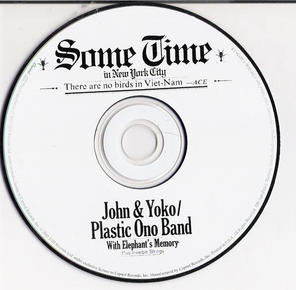 John Lennon & Yoko Ono - Some Time In New York City *CD* | Near Mint (NM) Near Mint (NM)-Music History