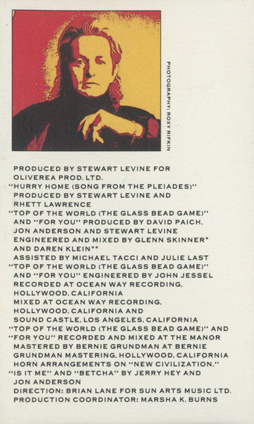 Jon Anderson - In The City Of Angels (CASS) | Near Mint (NM) Near Mint (NM)-Music History