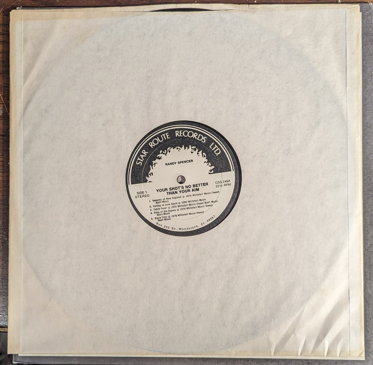Randy Spencer (3) - Your Shot's No Better Than Your Aim | Near Mint (NM) Near Mint (NM)-Music History