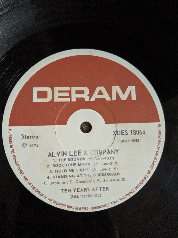Ten Years After - Alvin Lee & Company *CJ - JACKSONVILLE* | Near Mint (NM) Excellent (EX)-Music History