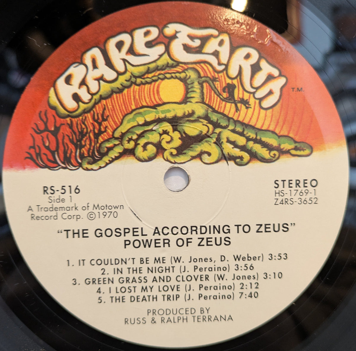 Power Of Zeus - The Gospel According To Zeus (VINYL) | Near Mint (NM) Near Mint (NM)-Music History