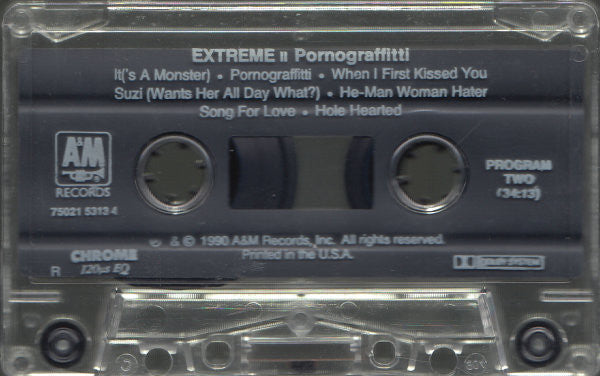 Extreme (2) - Extreme II: Pornograffitti *CASSETTE* | Near Mint (NM) Near Mint (NM)-Music History