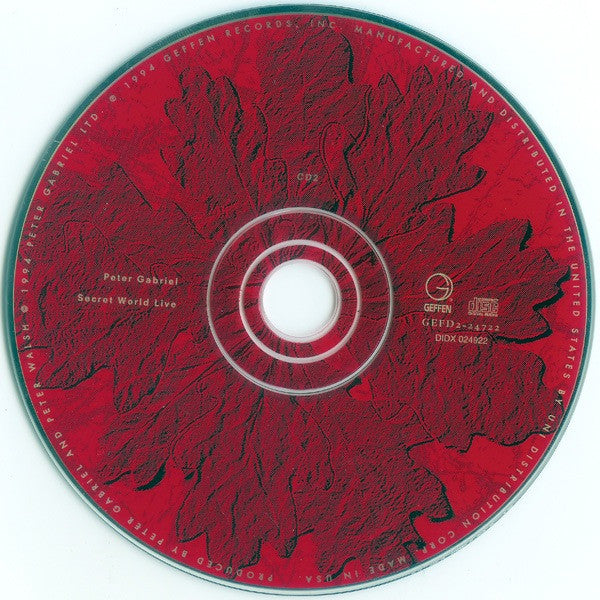 Peter Gabriel - Secret World Live (2xCD) | Near Mint (NM or M-) Near Mint (NM)-Music History