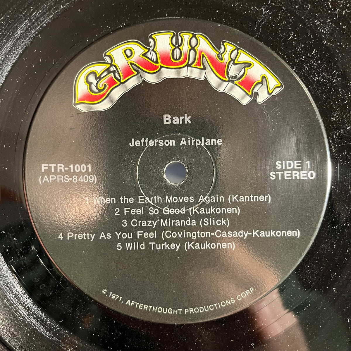 Jefferson Airplane - Bark *PAPER BAG* | Near Mint (NM) Near Mint (NM)-Music History