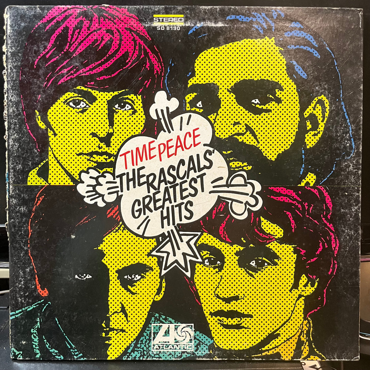 The Rascals - Time Peace: The Rascals' Greatest Hits (VINYL LP ATLANTIC SD 8190) | Near Mint (NM or M-) Very Good (VG)-Music History