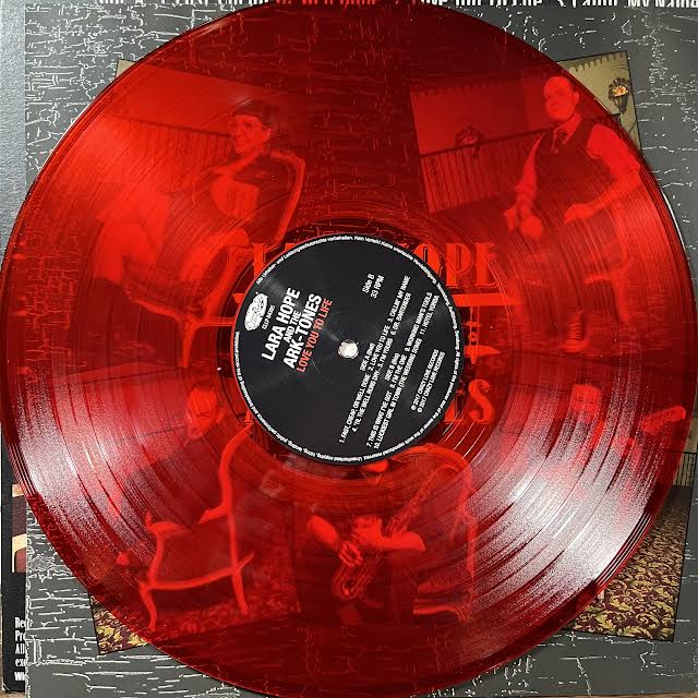 Lara Hope And The Ark-Tones - Love You To Life (TRANSPARENT RED VINYL) | Near Mint (NM or M-)-Music History