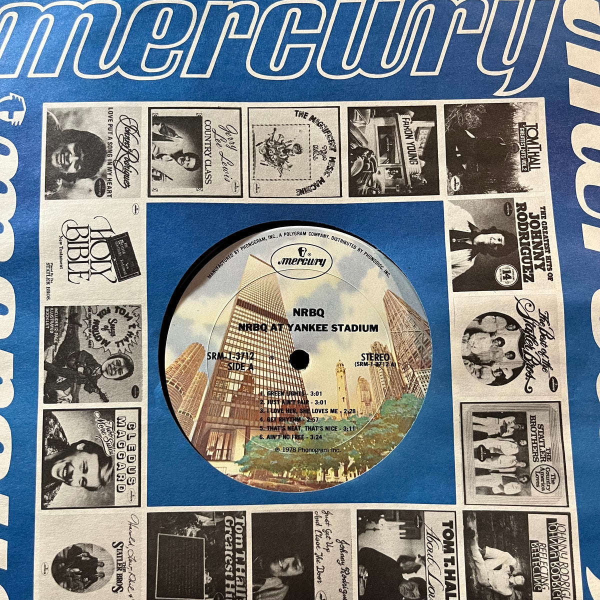 NRBQ - NRBQ At Yankee Stadium (VINYL LP MERCURY SRM-1-3712 1978) | Near Mint (NM or M-) Very Good (VG)-Music History
