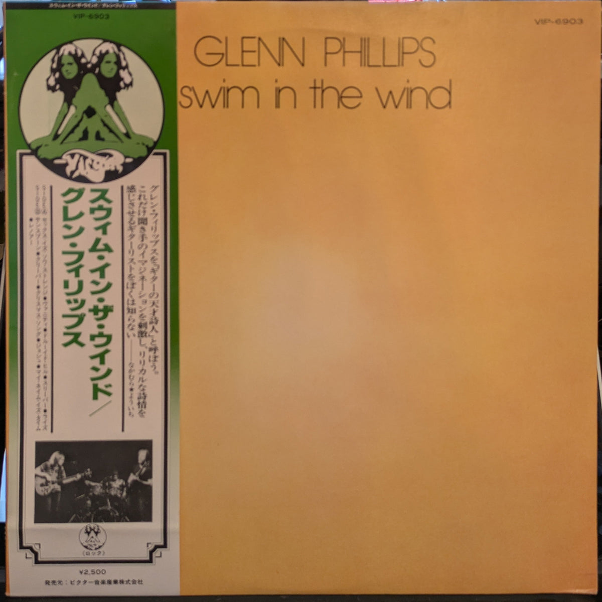 Glenn Phillips - Swim In The Wind (VINYL - JAPAN W OBI) | Near Mint (NM) Near Mint (NM)-Music History