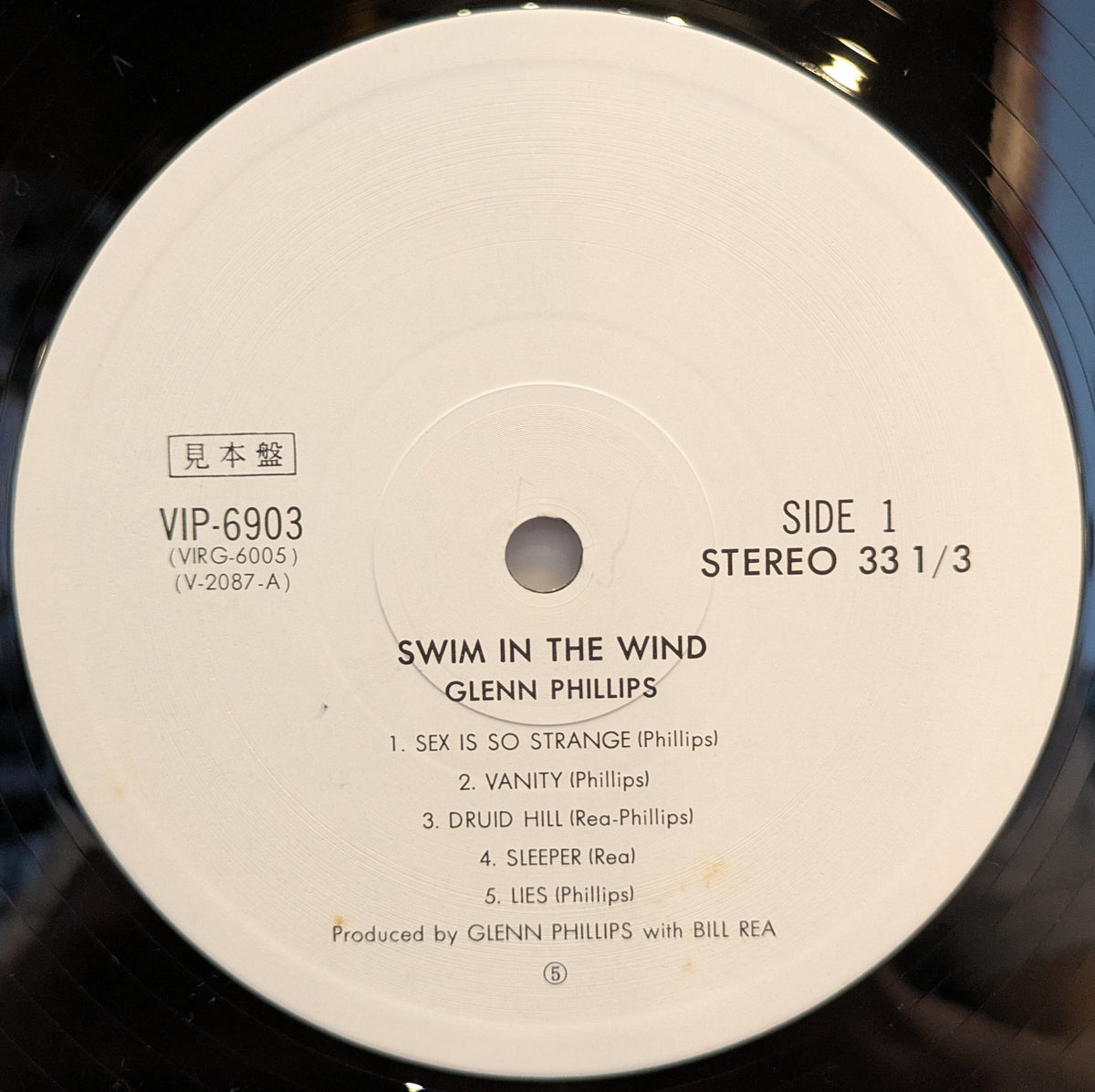 Glenn Phillips - Swim In The Wind (VINYL - JAPAN W OBI) | Near Mint (NM) Near Mint (NM)-Music History
