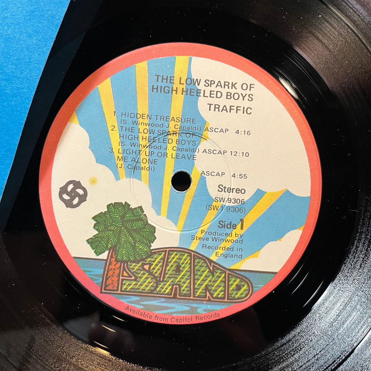 Traffic - The Low Spark Of High Heeled Boys (VINYL LP ISLAND SW-9306 1971) | Near Mint (NM or M-) Very Good (VG)-Music History
