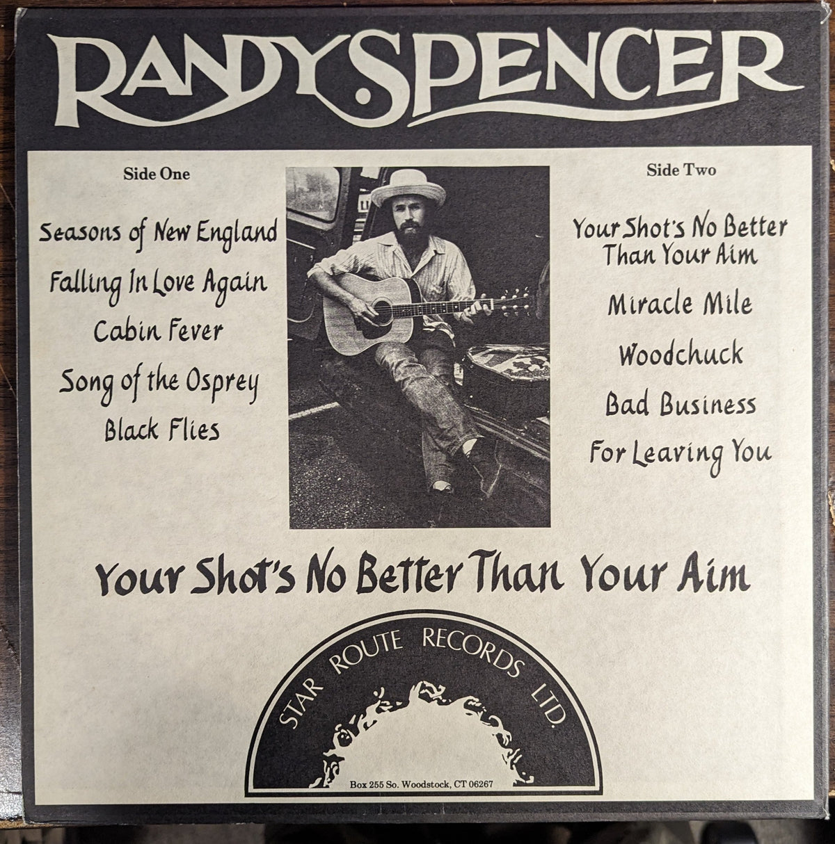 Randy Spencer (3) - Your Shot's No Better Than Your Aim | Near Mint (NM) Near Mint (NM)-Music History