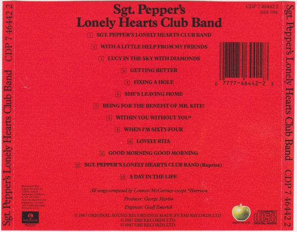 The Beatles - Sgt. Pepper's Lonely Hearts Club Band (CD) | Near Mint (NM) Near Mint (NM)-Music History