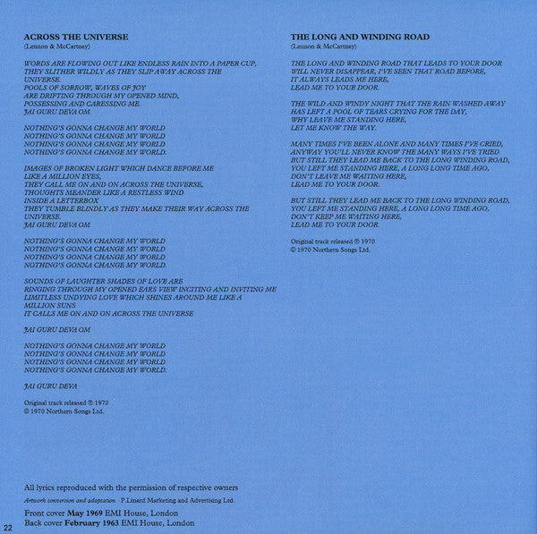 The Beatles - 1967-1970 (2xCD CANADA) | Near Mint (NM) Near Mint (NM)-Music History