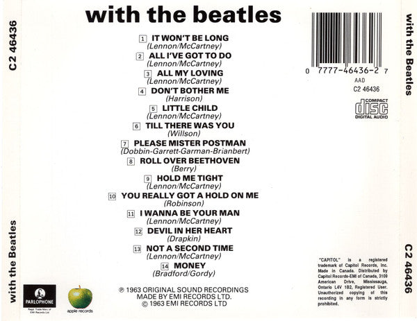The Beatles - With The Beatles (CD CANADA) | Near Mint (NM) Excellent (EX)-Music History