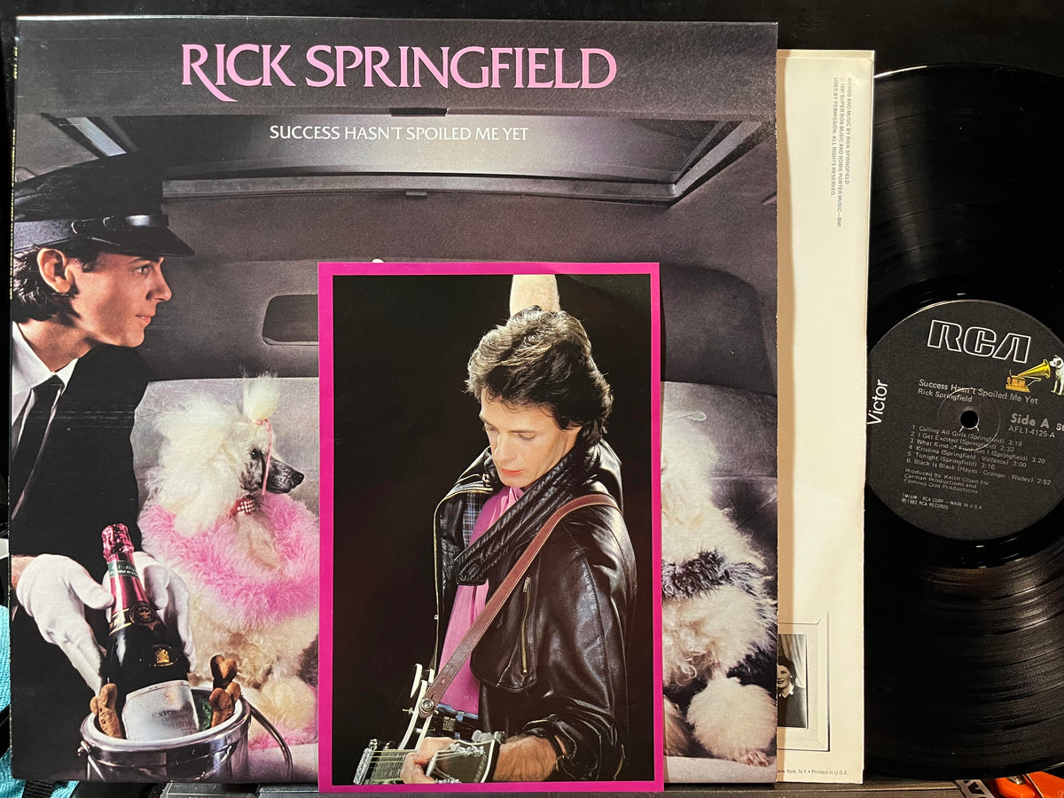 Rick Springfield - Success Hasn't Spoiled Me Yet (VINYL) | Near Mint (NM or M-) Near Mint (NM)-Music History