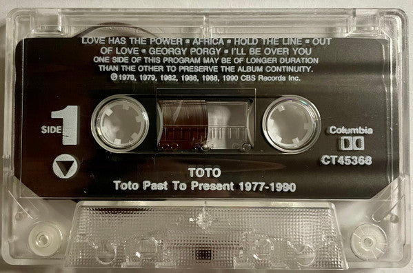 Toto - Past To Present 1977-1990 *CASSETTE* | Near Mint (NM) Near Mint (NM)-Music History