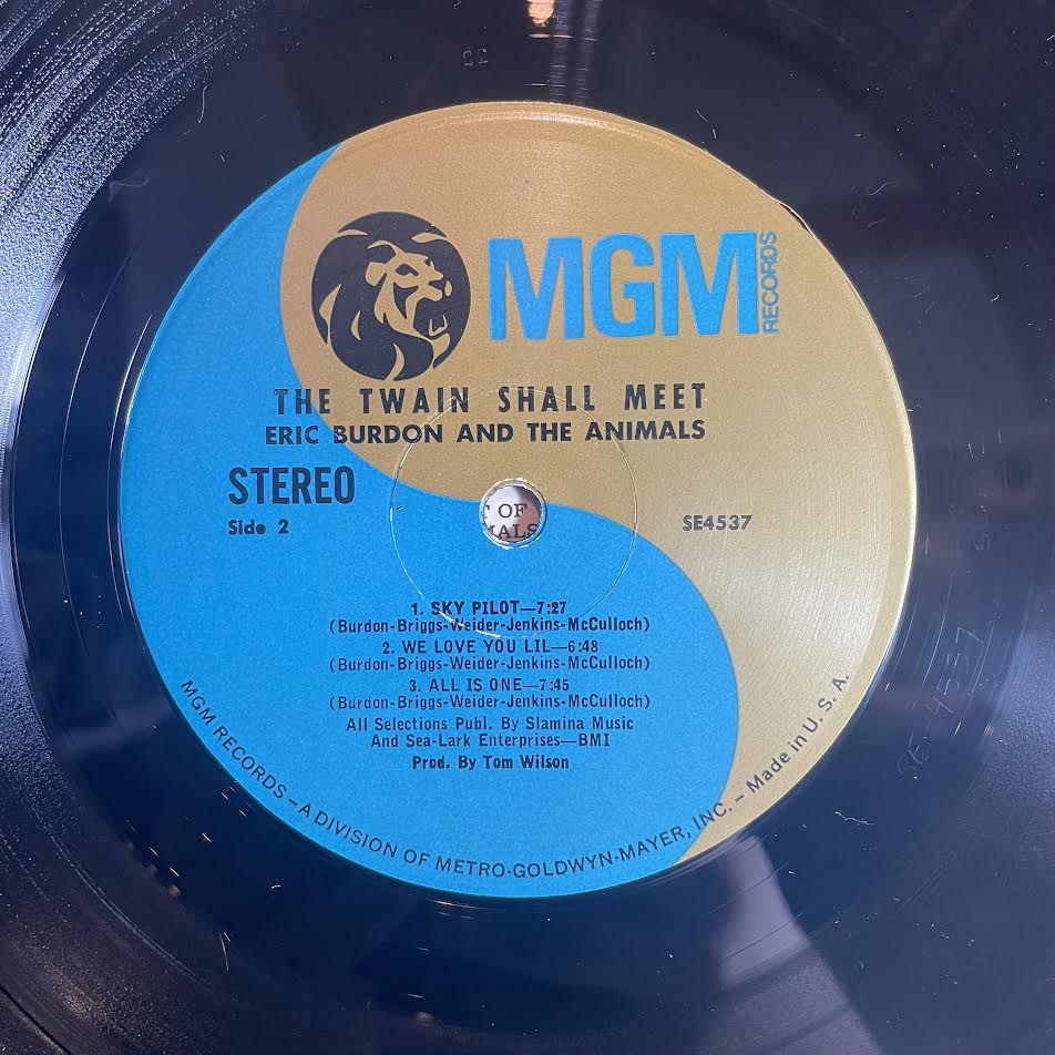 Eric Burdon & The Animals - The Twain Shall Meet (VINYL) | Near Mint (NM) Excellent (EX)-Music History