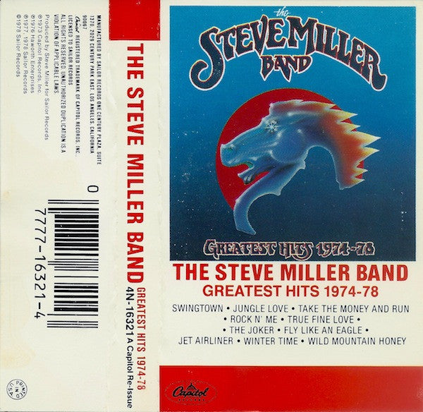 Steve Miller Band - Greatest Hits 1974-78 *CASSETTE* | Near Mint (NM) Near Mint (NM)-Music History