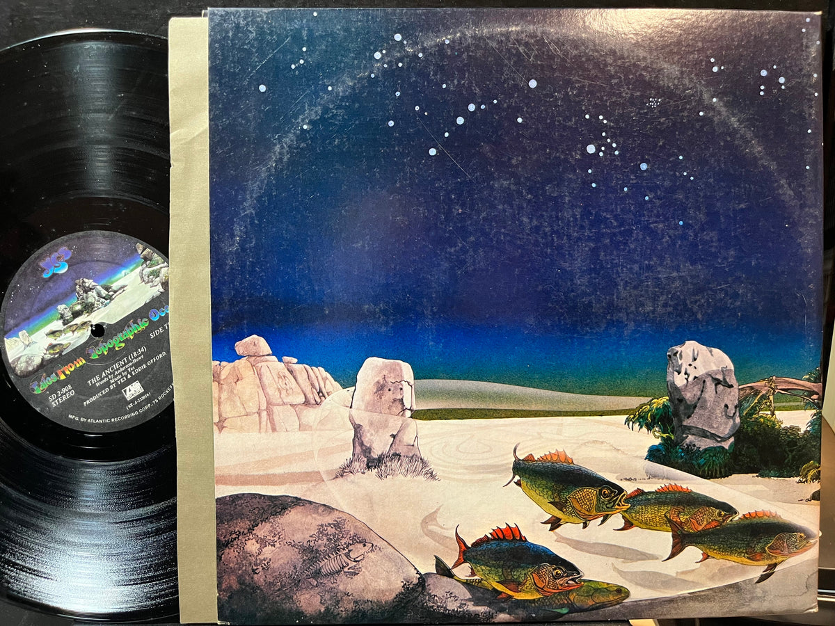 Yes - Tales From Topographic Oceans (VINYL 2xLP ATLANTIC SD 2-908 1974) | USED Near Mint (NM or M-) Excellent (EX)-Music History