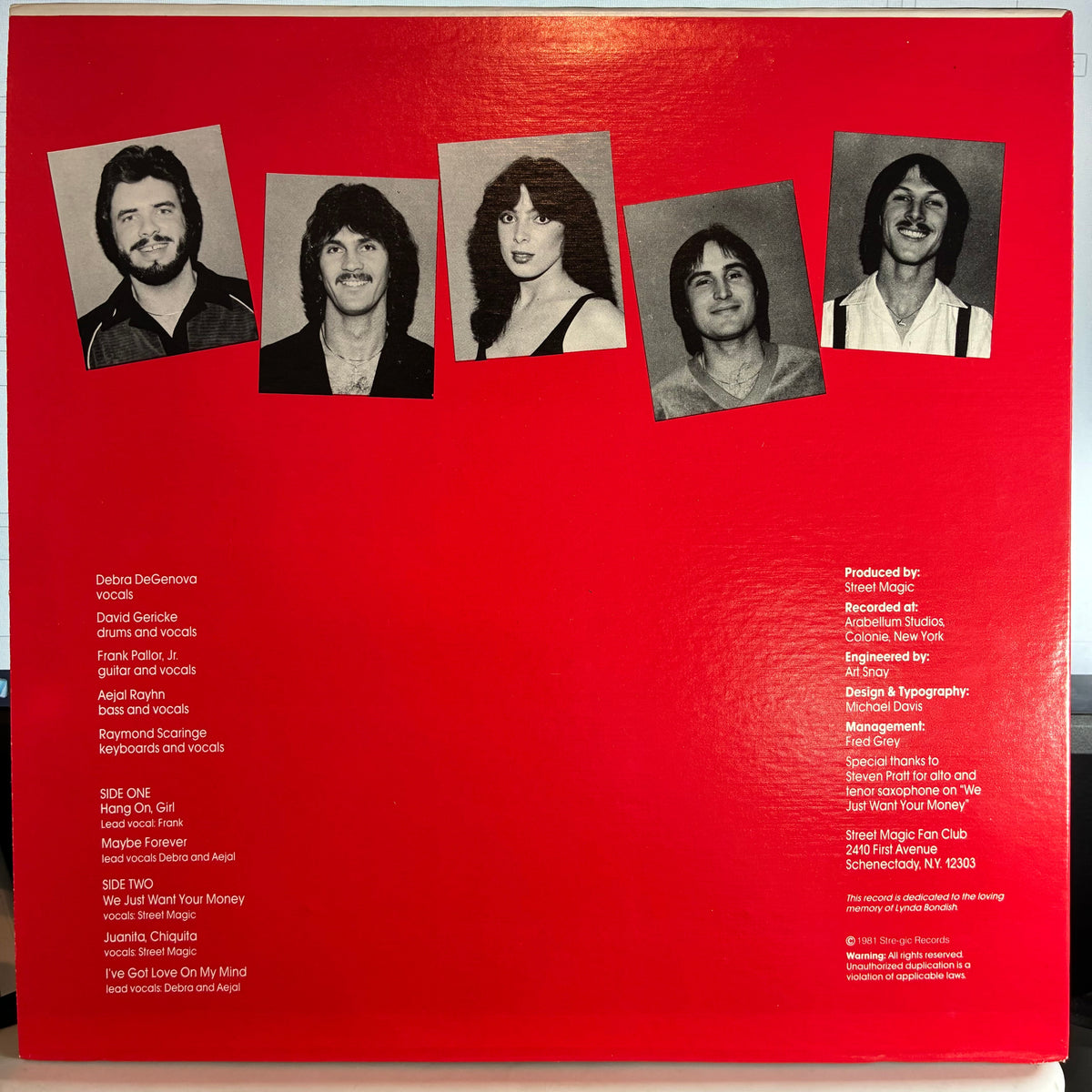 Street Magic - On The Way (VINYL) | Near Mint (NM or M-) Excellent (EX)-Music History