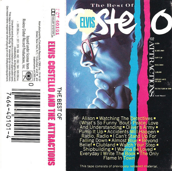Elvis Costello & The Attractions - The Best Of Elvis Costello And The Attractions *CASSETTE* | Near Mint (NM) Near Mint (NM)-Music History