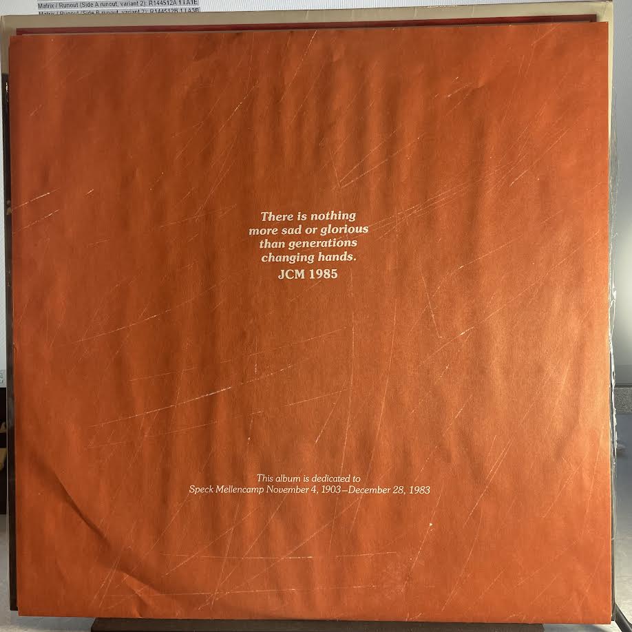 John Cougar Mellencamp - Scarecrow (VINYL) | Near Mint (NM) Near Mint (NM)-Music History