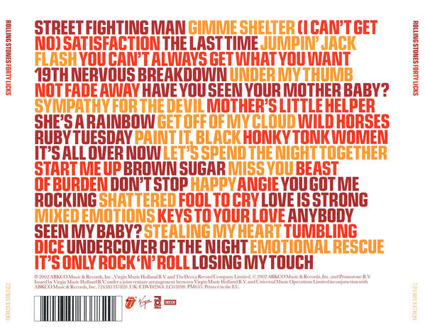 The Rolling Stones - Forty Licks (2xCD Rolling Stones Records – 724381337820) | USED Near Mint (NM or M-) Near Mint (NM)-Music History
