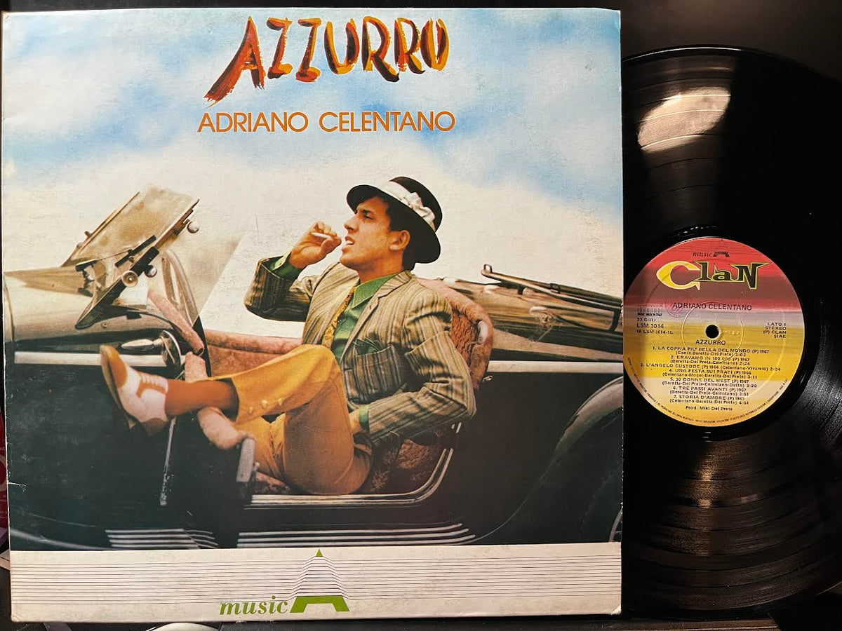 Adriano Celentano - Azzurro (VINYL) | Near Mint (NM) Excellent (EX)-Music History