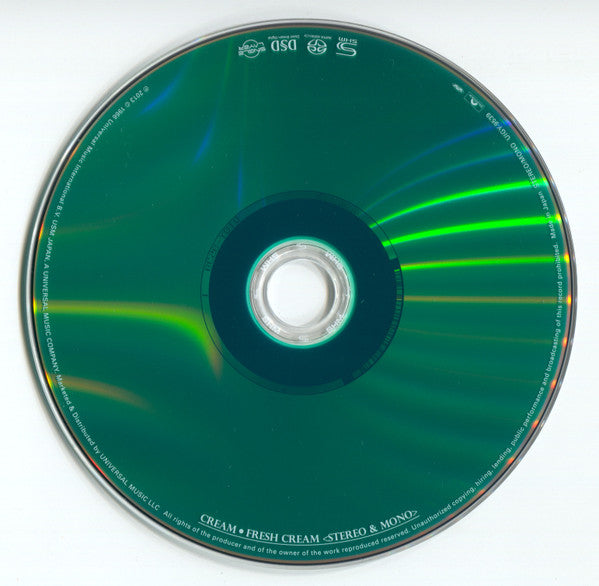 Cream (2) - Fresh Cream *DSD/JAPAN* | Near Mint (NM) Near Mint (NM)-Music History