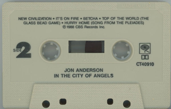 Jon Anderson - In The City Of Angels (CASS) | Near Mint (NM) Near Mint (NM)-Music History