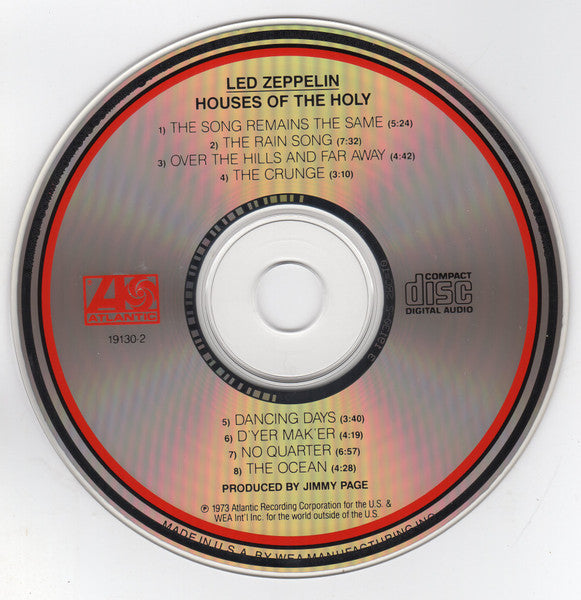 Led Zeppelin - Houses Of The Holy (CD) | Near Mint (NM or M-)-Music History