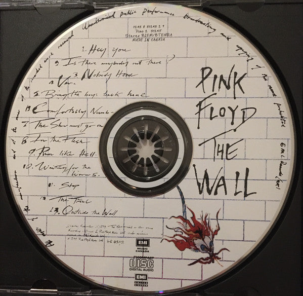 Pink Floyd - The Wall (2xCD CANADA) | Near Mint (NM) Near Mint (NM)-Music History