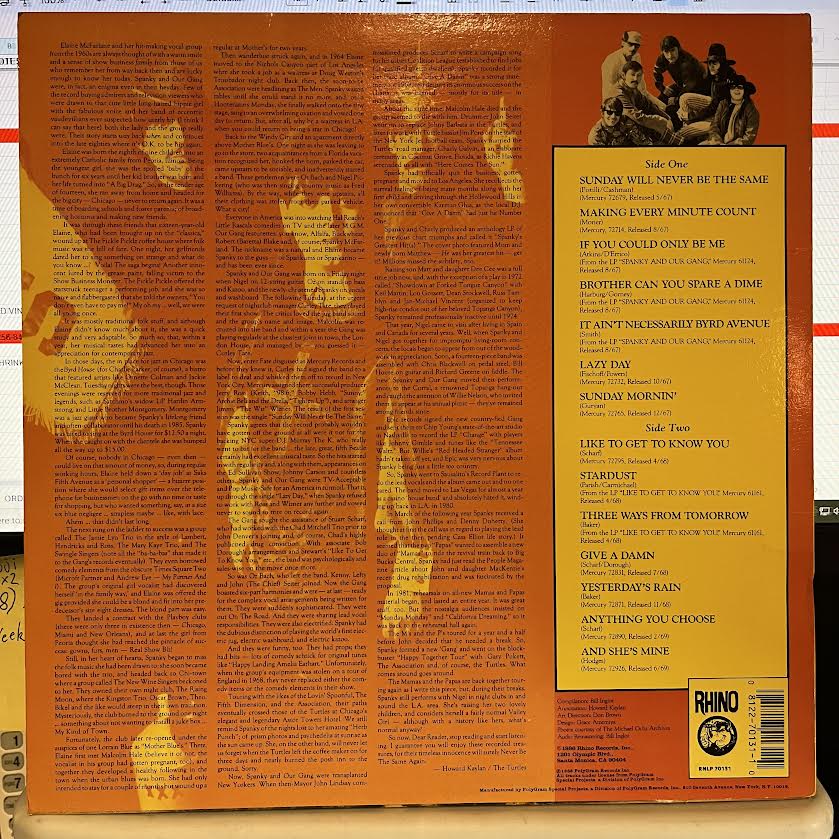 Spanky & Our Gang - The Best Of | Near Mint (NM) Excellent+ (EX+)-Music History