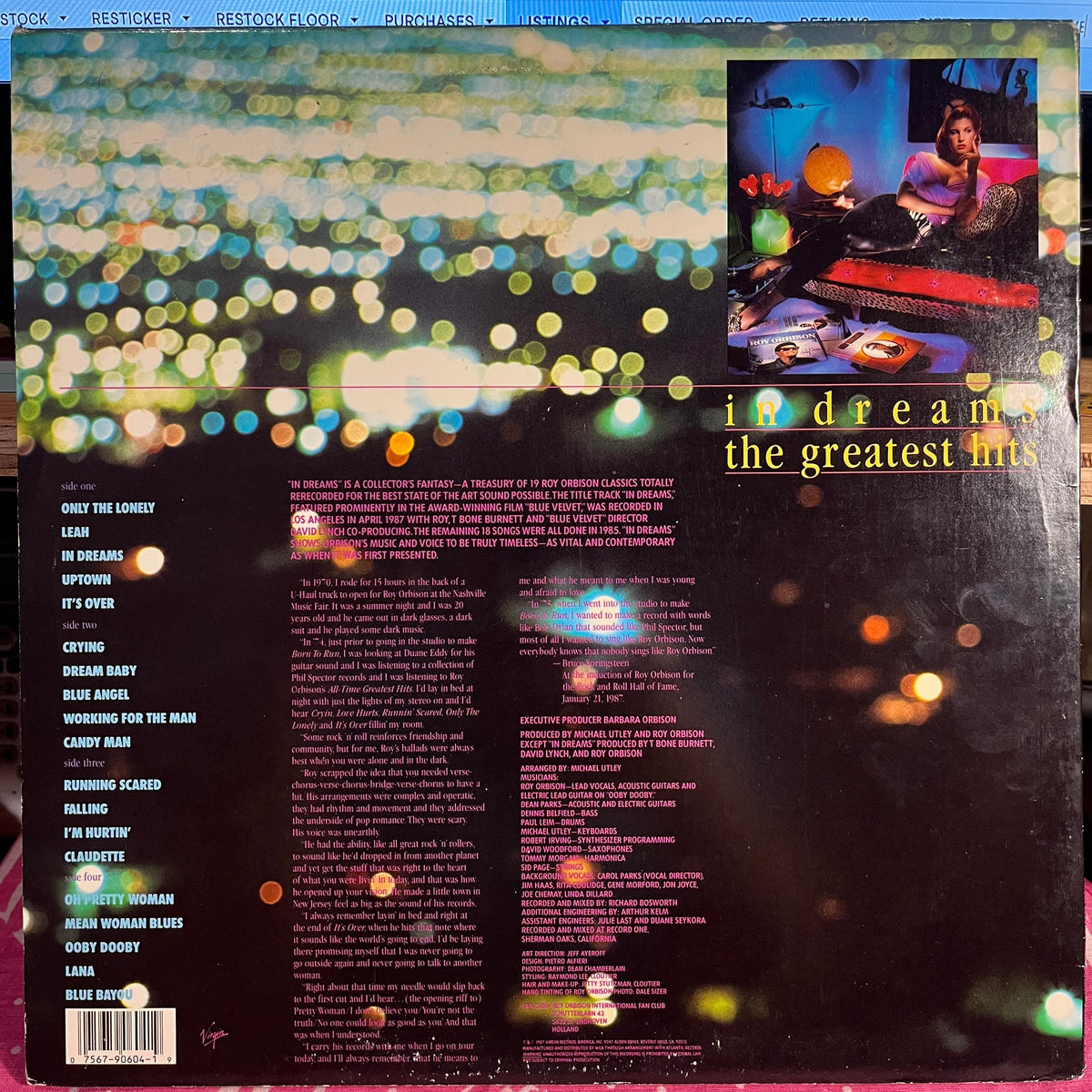 Roy Orbison - In Dreams: The Greatest Hits | Near Mint (NM) Near Mint (NM)-Music History