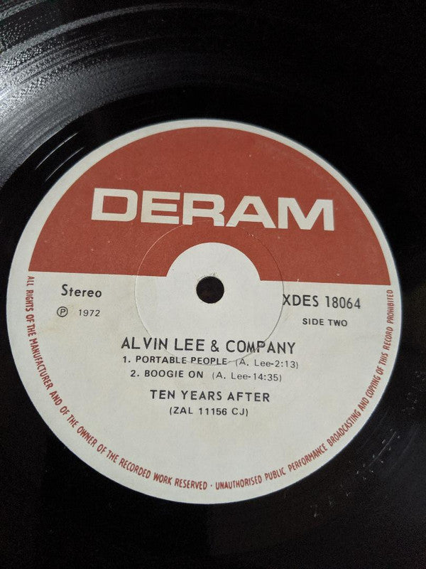 Ten Years After - Alvin Lee & Company *CJ - JACKSONVILLE* | Near Mint (NM) Excellent (EX)-Music History