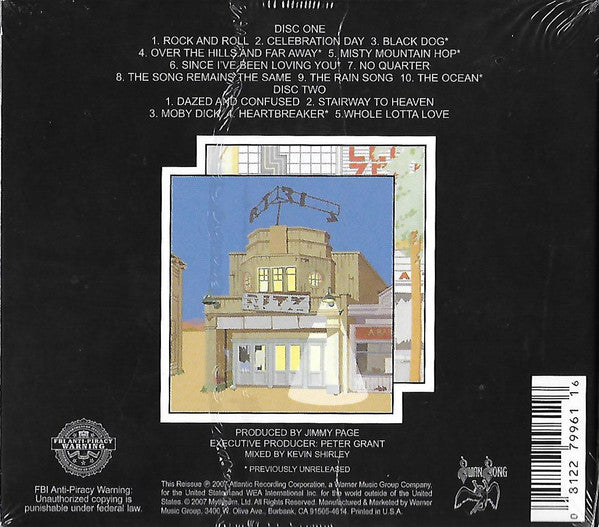 Led Zeppelin - The Soundtrack From The Film "The Song Remains The Same" (2xCD Swan Song ‎– R2 328252) | USED Near Mint (NM or M-) Excellent (EX)-Music History