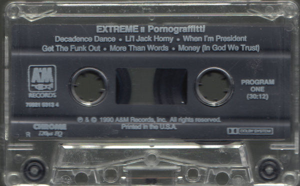Extreme (2) - Extreme II: Pornograffitti *CASSETTE* | Near Mint (NM) Near Mint (NM)-Music History